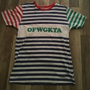 Odd Future (OFWGKTA) Stripe T-Shirt Medium